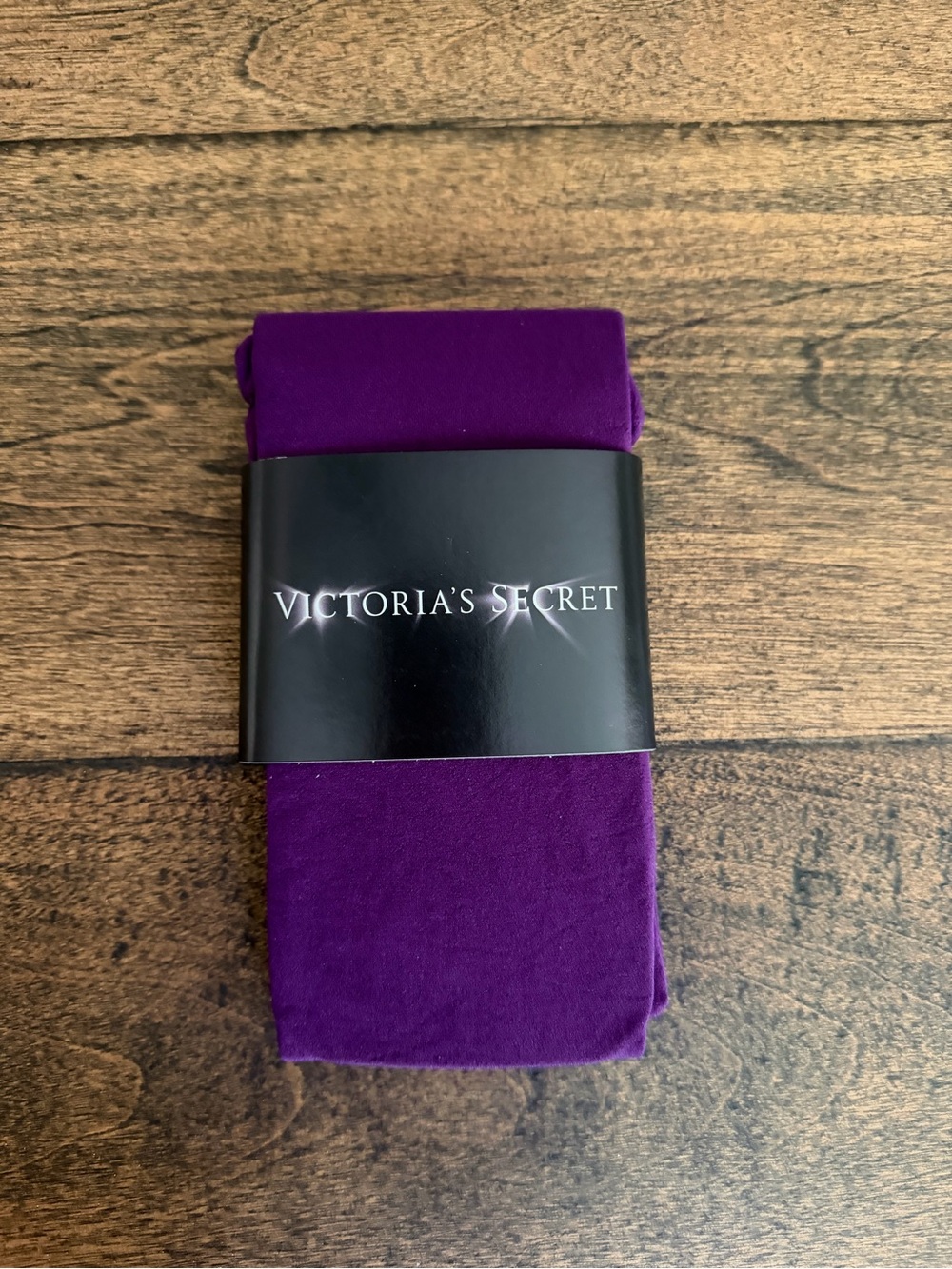 Victoria's Secret Purple Women's Opaque Tights. NWT. Size S/M - P/M